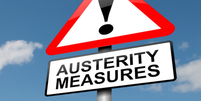 Austerity concept.