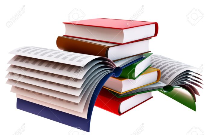 16053144-group-of-open-school-books-for-education