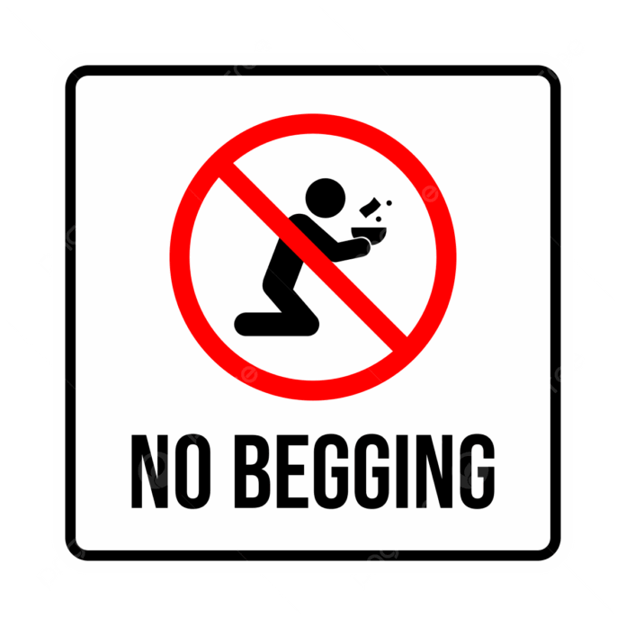 pngtree-no-begging-signage-png-image_9010301