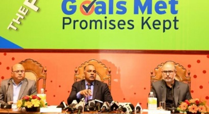 JK-Bank-CEO-and-MD-Baldev-Prakash-centre-addressing-a-news-conference-on-May-6-2024-about-the-historic-high-profits.-He-is-flabnked-by-Raias-Maqbool-R-and-Sudhir-Gupta-717x420